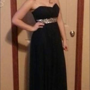 dark blue prom/formal dress